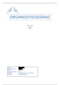 NCOI Organisatiegedrag management in zorg en welzijn  Cijfer 9