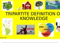 Tripartite definition of knowledge