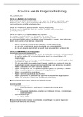 Samenvatting economie &lpar;onderdeel Epidemiologie en economie van de siergezondheidszorg&rpar;  1ste bachelor diergeneeskunde