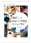 Online marketing de essentie samenvatting