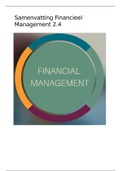 Samenvatting Financieel Management 2.4