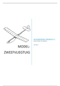 Engeneering thema 1 IO2 'ontwerp, bouw en vlieg een papieren modelzweefvliegtuig' 