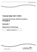 PYC2614 - Assignment 1 feedback