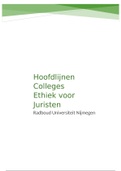 Hoofdlijnen Ethiek voor Juristen | Radboud Universiteit Nijmegen