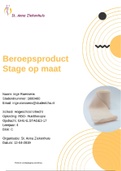 Beroepsproduct Stage Op Maat