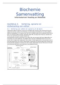 Biochemie Samenvatting 2.4 informatorium Vetten