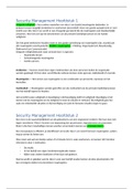 Samenvatting een security management systeem in 7 stappen