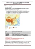 Samenvatting - Aardrijkskunde (de Geo) - Havo/VWO 2 - hoofdstuk 5 - China