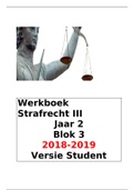 Werkboek Strafrecht 3 