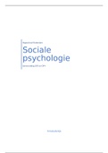 Sociale Psychologie Samenvatting  van Roos Vonk