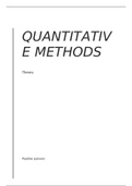 Samenvatting kwantitatieve methoden + Formularium 