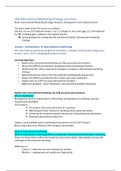 CE8 International Marketing Strategy summary