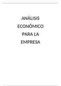 Temario completo Análisis económico para la empresa (segundo)