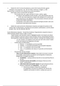PC 705 Patho Exam 2 Notes/Study Sheet