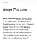 Biography Bhupi Sherchan