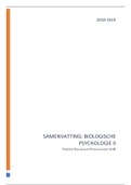 Samenvatting Biologische Psychologie II