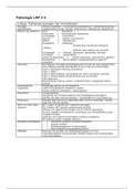 Pathologie LWP 3-4, leerjaar 1