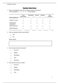 Unit 18 - Managing a Business Event Questionnaire (P8)