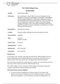 Unit 13 - Recruitment and Selection in Business Job Description (P3)