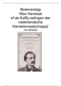 Boekverslag 'Max Havelaar of de Koffij-veilingen der nederlandsche Handelsmaatschappij’ van Multatuli