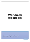 Logopedie werkboek voorbeeld 