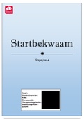 Voorbeeld Startbekwaam assessment verslag (stage jaar 4, lerarenopleiding Hogeschool Rotterdam) 