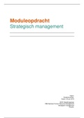 NCOI moduleopdracht Strategisch Management (cijfer 8,5) incl. verbeterpunten en opdrachtbeschrijving