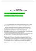 ACCT212 Week4 &Week8 Midterm Exam Solutions