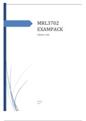 MRL3702 - Labour Law Exam Pack 