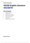 98% IGCSE and Top in Country's Line by Line Analysis of Macbeth