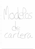MODELOS DE CARTERA Y GESTION DE RIESGOS