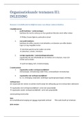 Samenvatting: Inleiding organisatiekunde (afgestemd op studiewijzer Windesheim)
