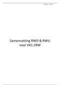 Samenvatting Rekenen-Wiskunde (RWD & RWU) voor VK1.2RW