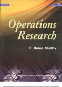 Operations Research Rama Murthy