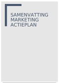 Samenvatting marketing actieplan