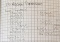 Precalculus 1.3 - Algebraic Expressions