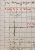 Precalculus 2.3 - Average Rate of Change