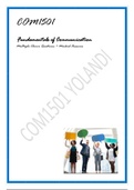 COM1501  - Fundamentals of Communication