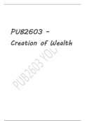 PUB2603 - Creation of Wealth