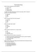 Section 2 Psychoanalytic Theory Multiple Choice Questions and Answers