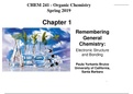 Chem 241 Chapter 1: Remembering General Chemistry