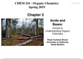 Chem 241 Chapter 2: Acids and Bases