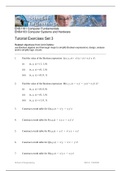 ENS1161 Computer Fundamentals Tutorial Exercises Set with Answers 3