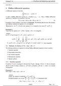 Partial Differential Equations - Lecture 4 Notes