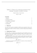 Informe de practica de calculo de la aceleració gravitatoria local