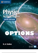 Physics - Cambridge - ELECTIVE OPTIONS