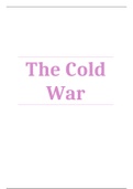 History: Topic 1 (The Cold War, China and Vietnam) 