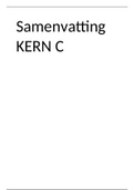 Samenvatting KERN C, KTF5