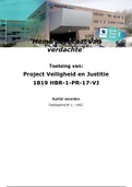 Project veiligheid en justitie
