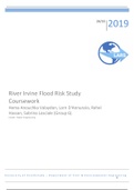 Flood Risk Assessment of River Irvine using HECRAS